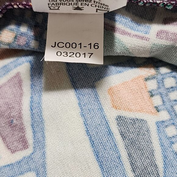 NWT LuLaRoe Madison Pleated Pull-On Skirt Green Blue Brown Orange Jersey Size XL - Picture 10 of 10